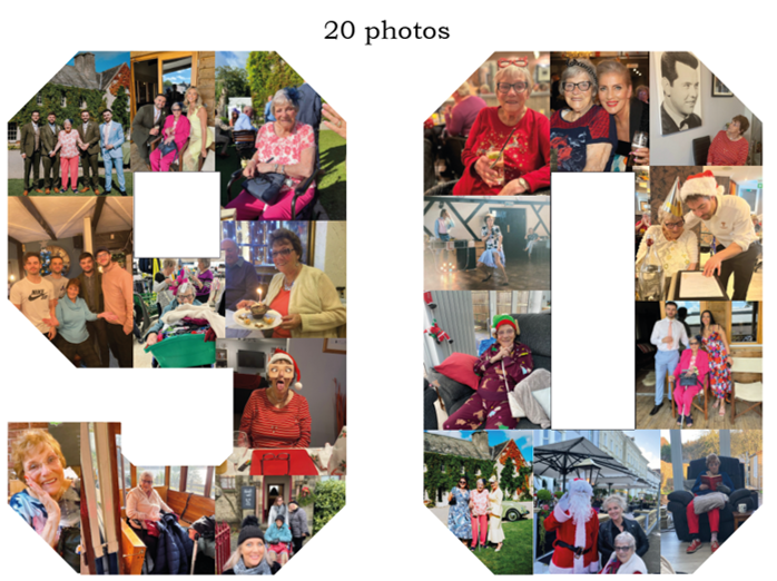 Personalised Birthday Photo Collage Board