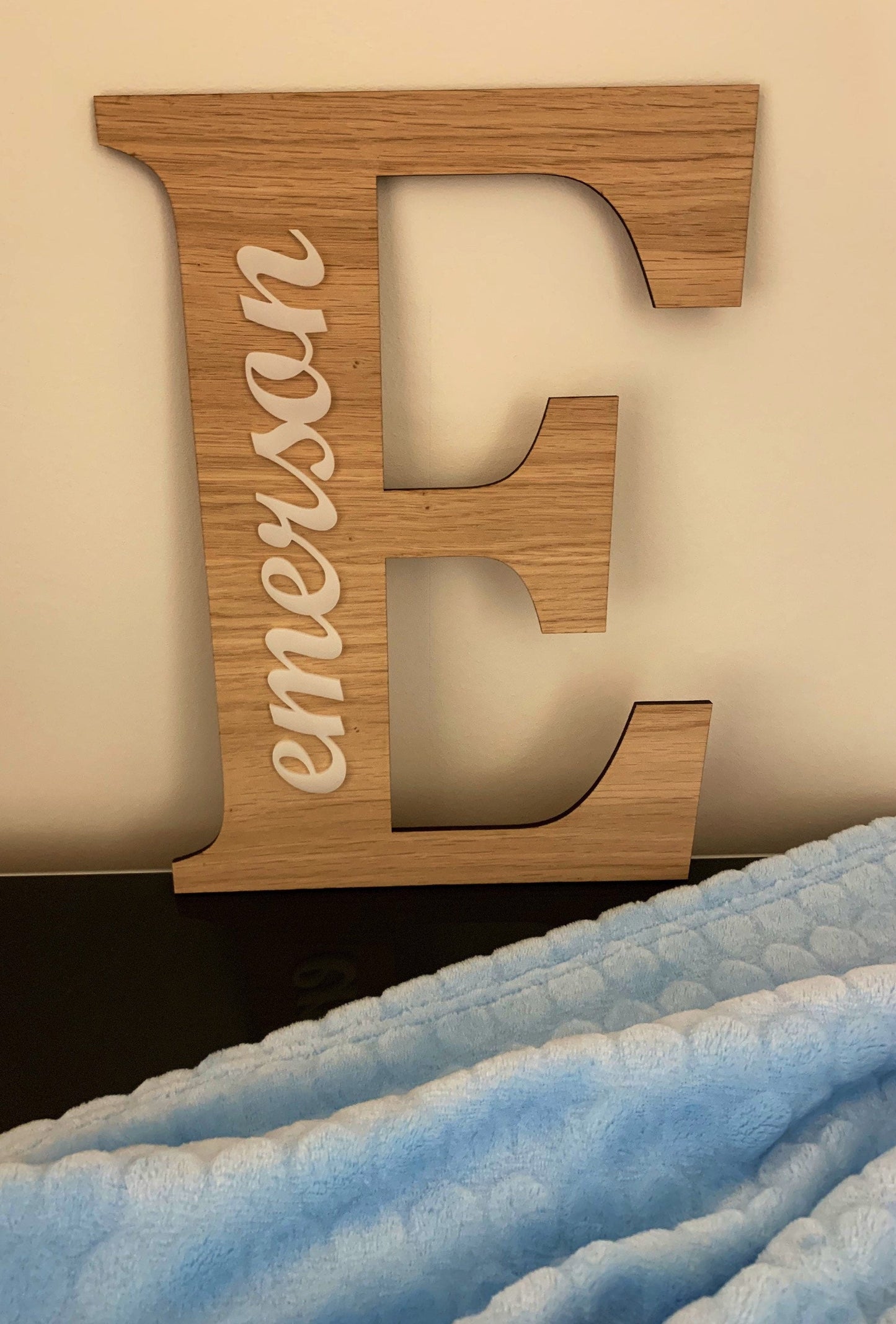 Bedroom name sign