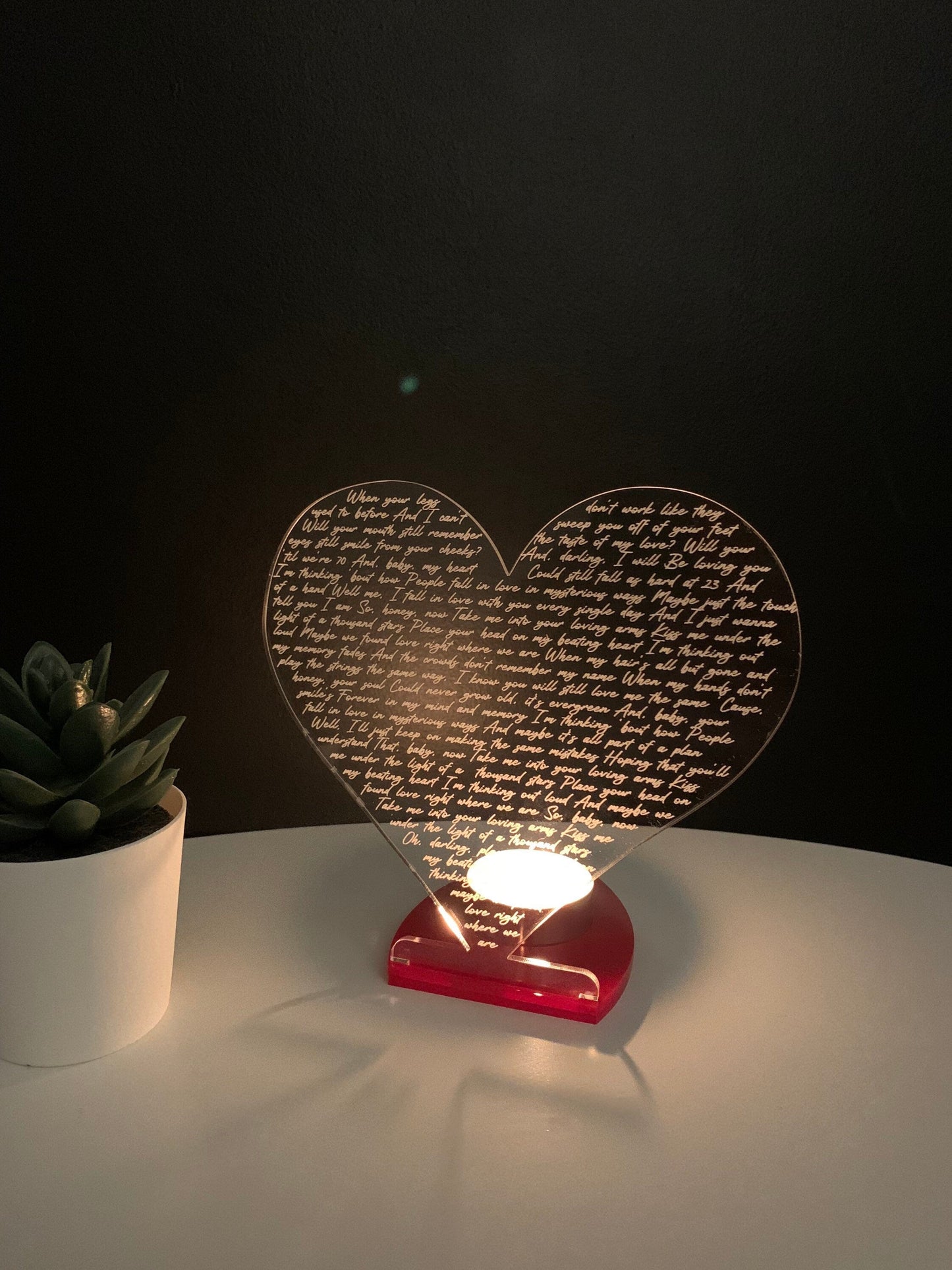 Our song tea light holders
