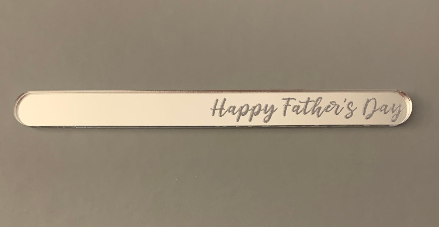 Cakeiscle sticks- father’s day cake- personalised cakeiscle sticks