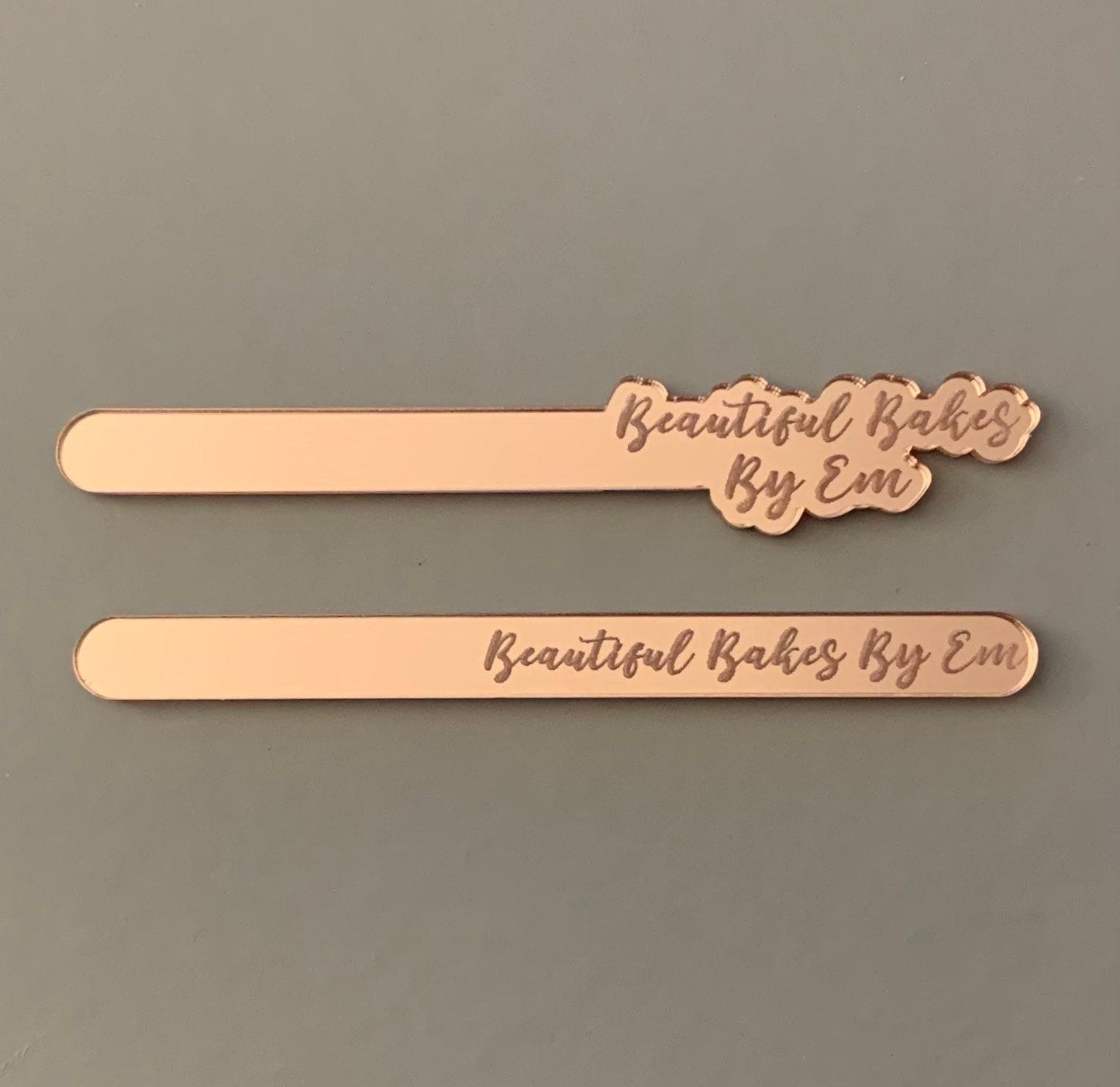 Personalised Cakeiscle sticks- branded - personalised for occasions