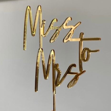 Hen Do cake topper - Miss to Mrs