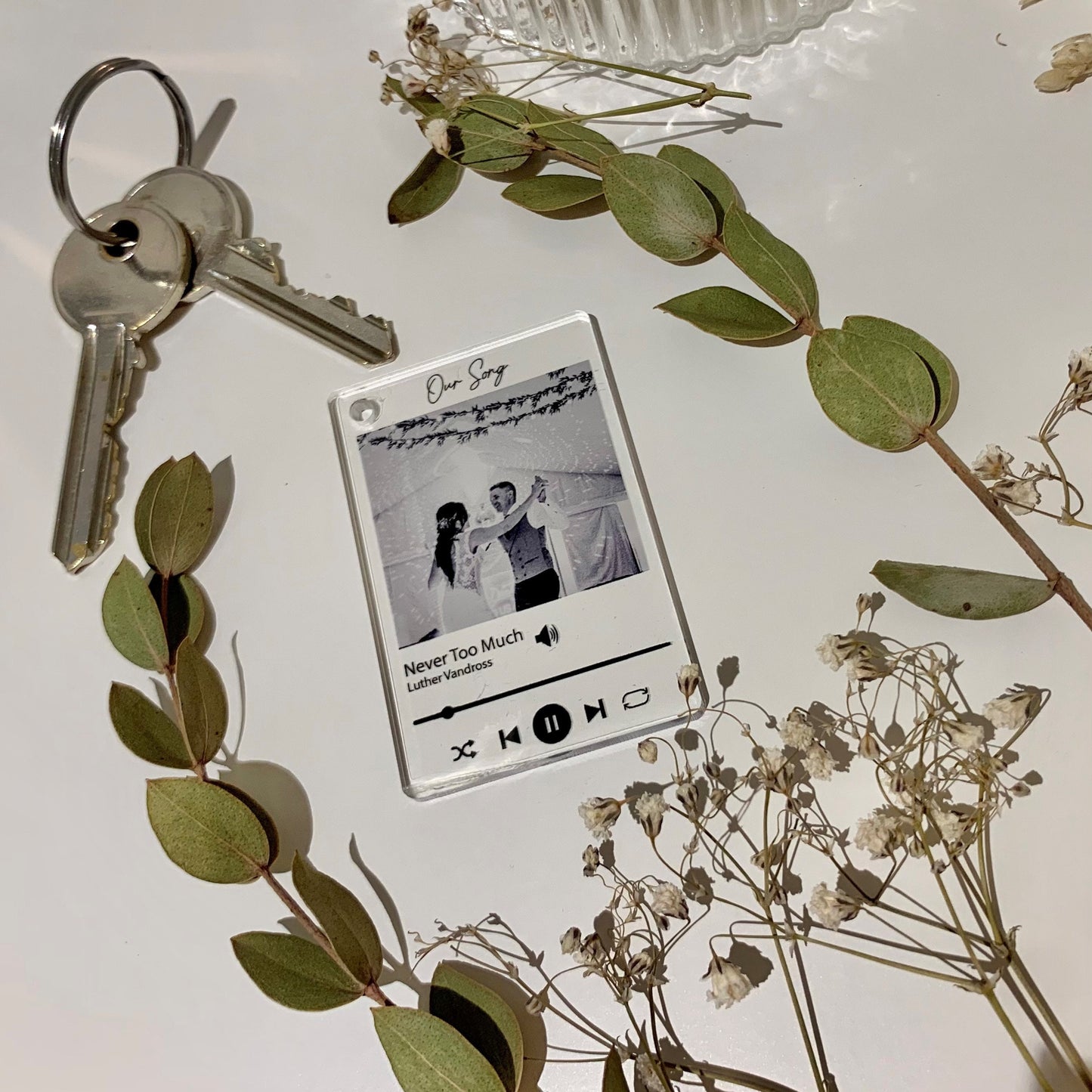 Personalised Song Keyring