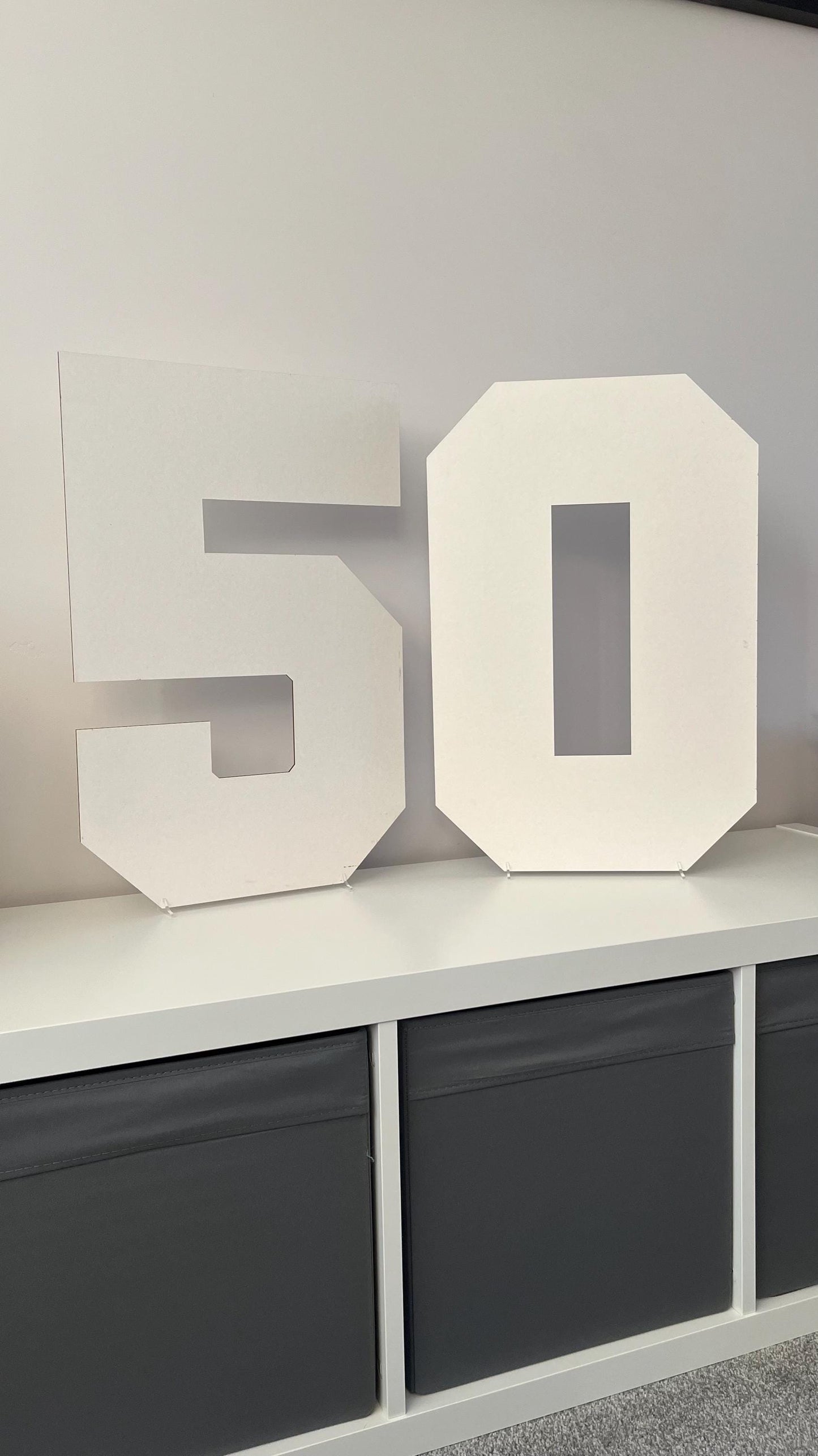 Blank DIY number board