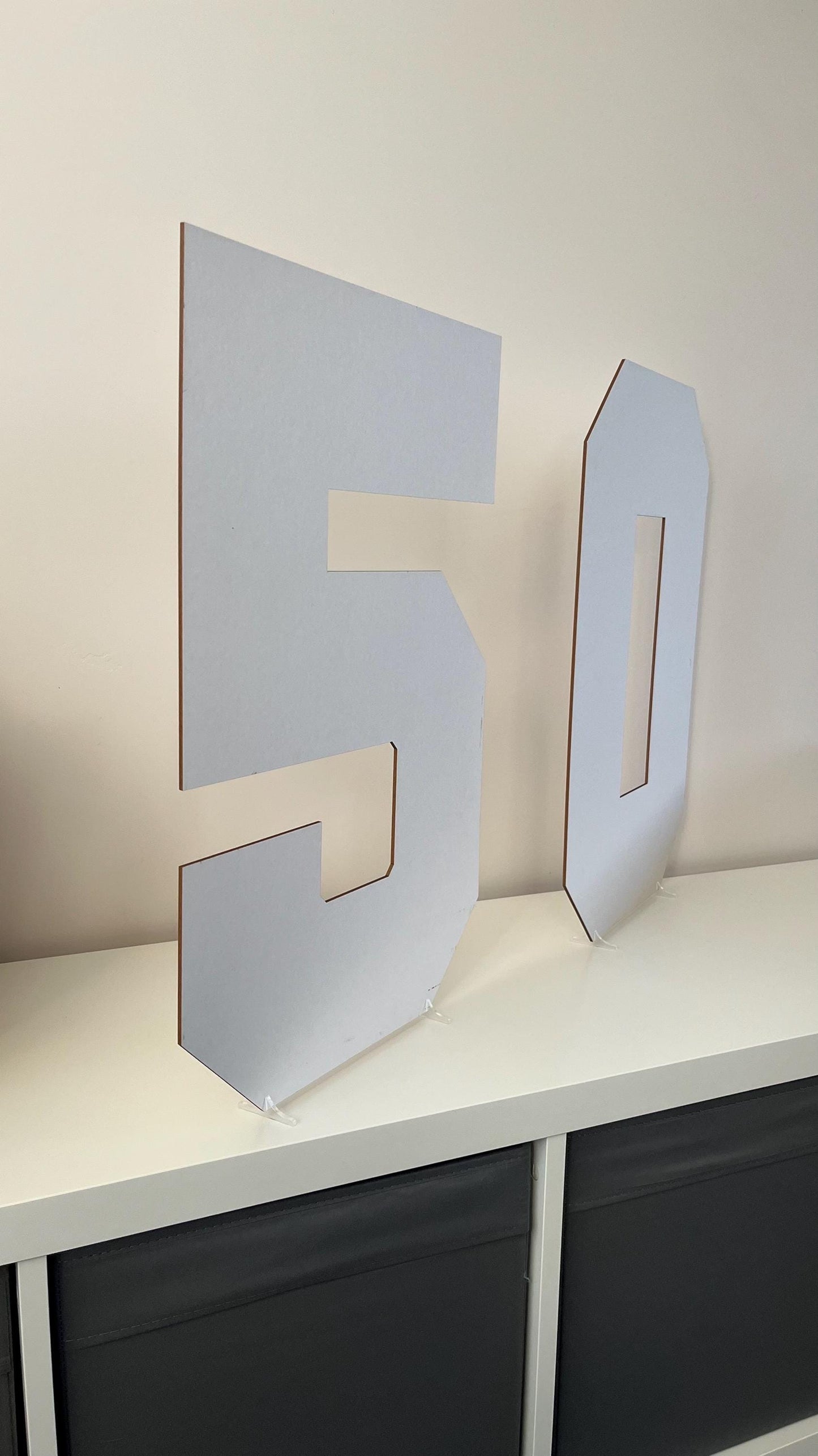 Blank DIY number board