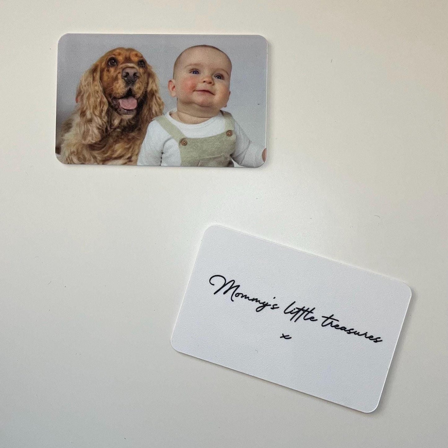 Custom Photo & Message Wallet/Purse Card - Personalised Gift for Him or Her