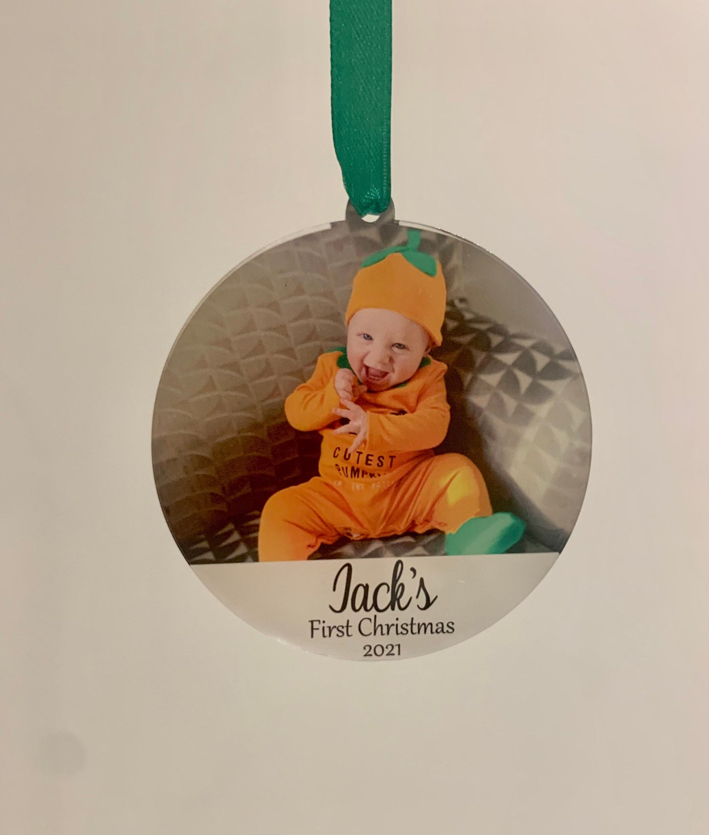 Baby’s First Christmas- Photo bauble