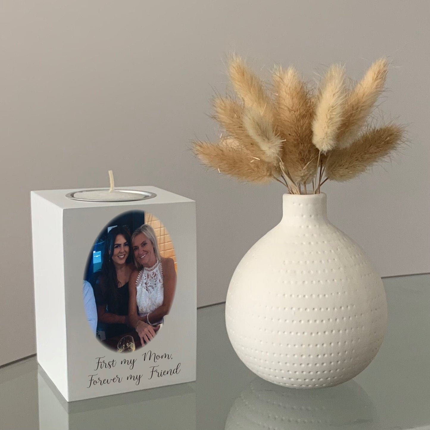 Personalised Mother's Day Photo Candle